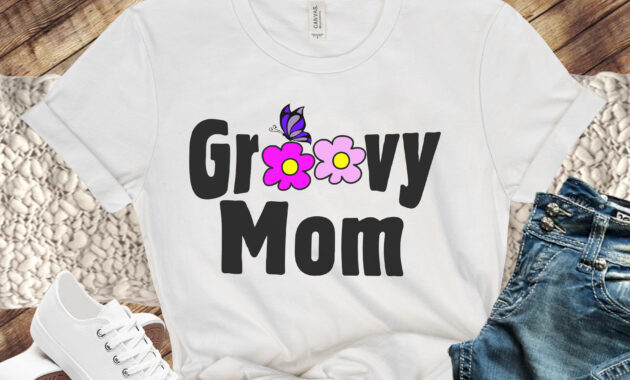 Free Groovy Mom SVG File