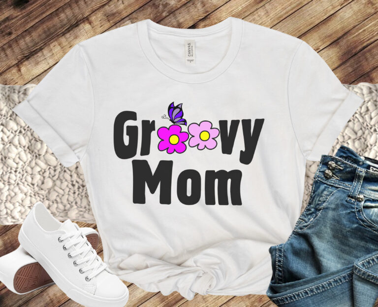 Free Groovy Mom SVG File