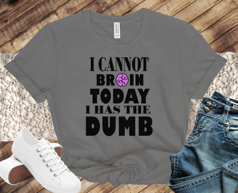 Free I Cannot Brain Today SVG File