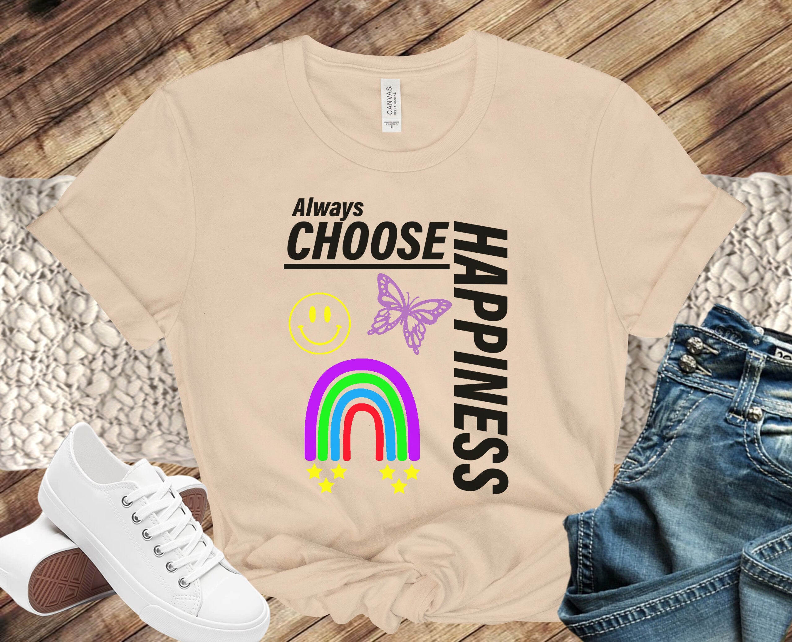 Free Always Choose Happiness SVG