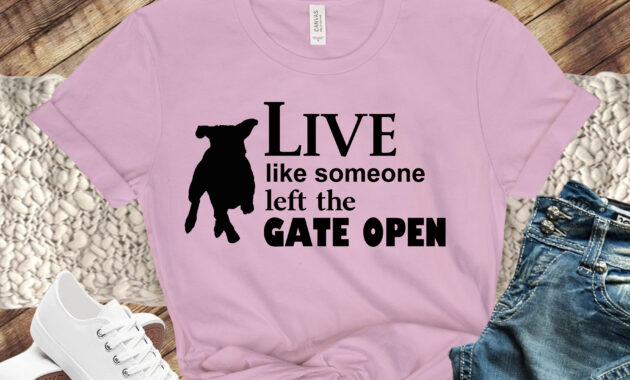 Free Left the Gate Open SVG File