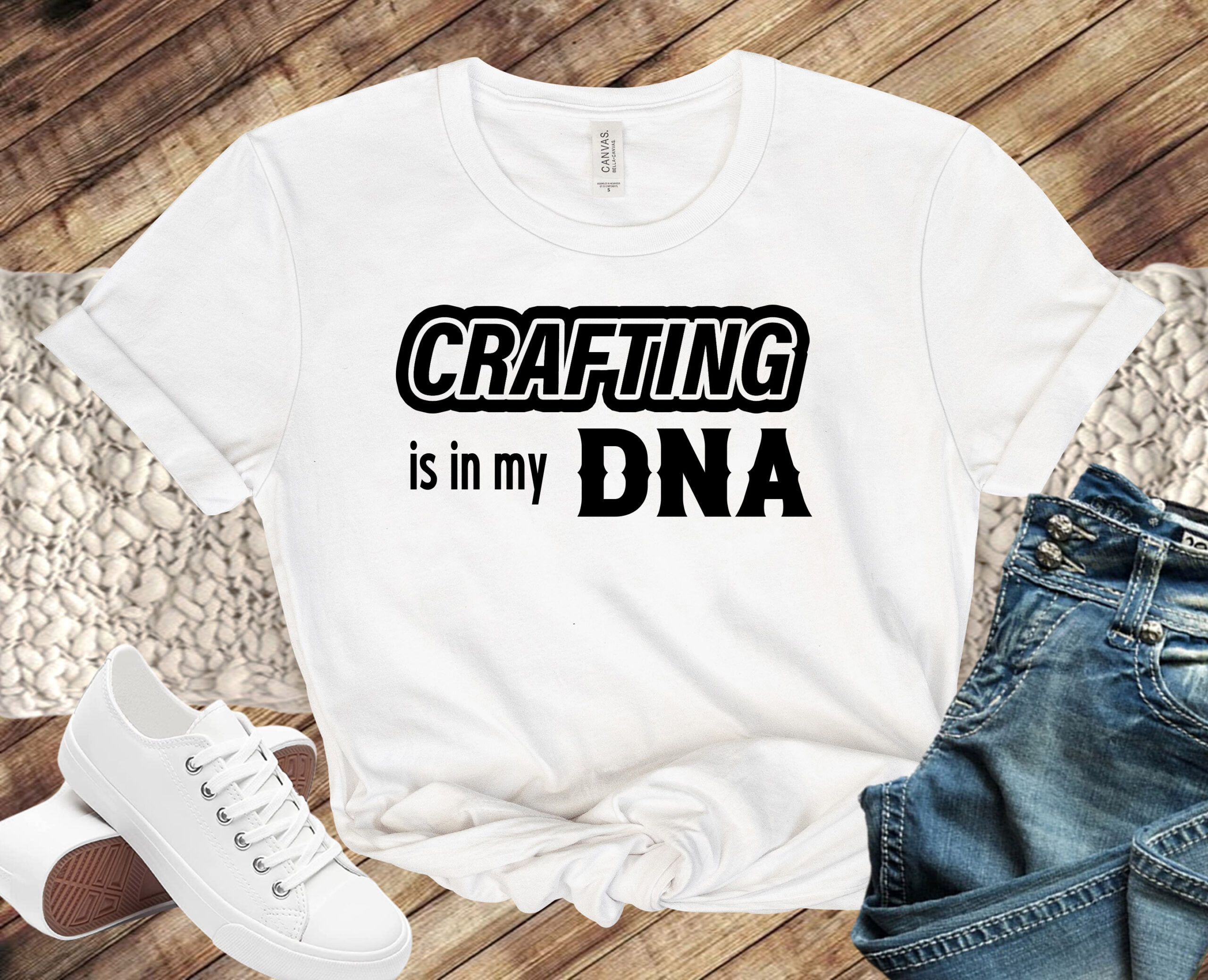 Free Crafting is in my DNA SVG File