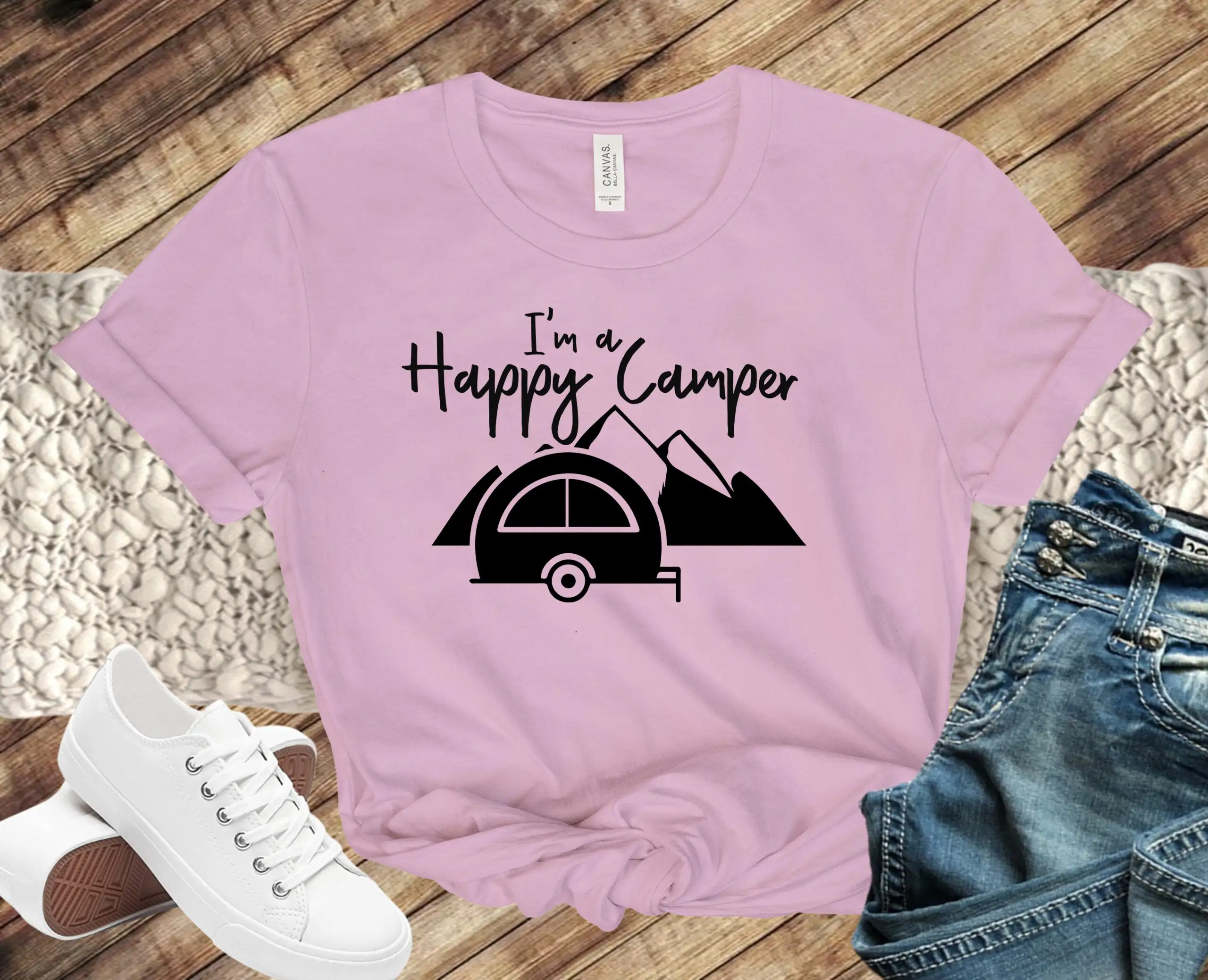 Free I'm a Happy Camper SVG File