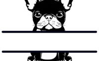 Free Split Dog SVG Files Part 1