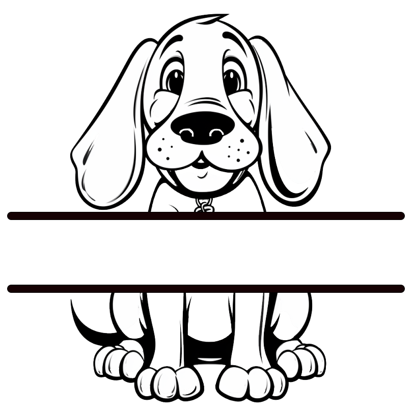 Free Split Dog SVG Files Part 2