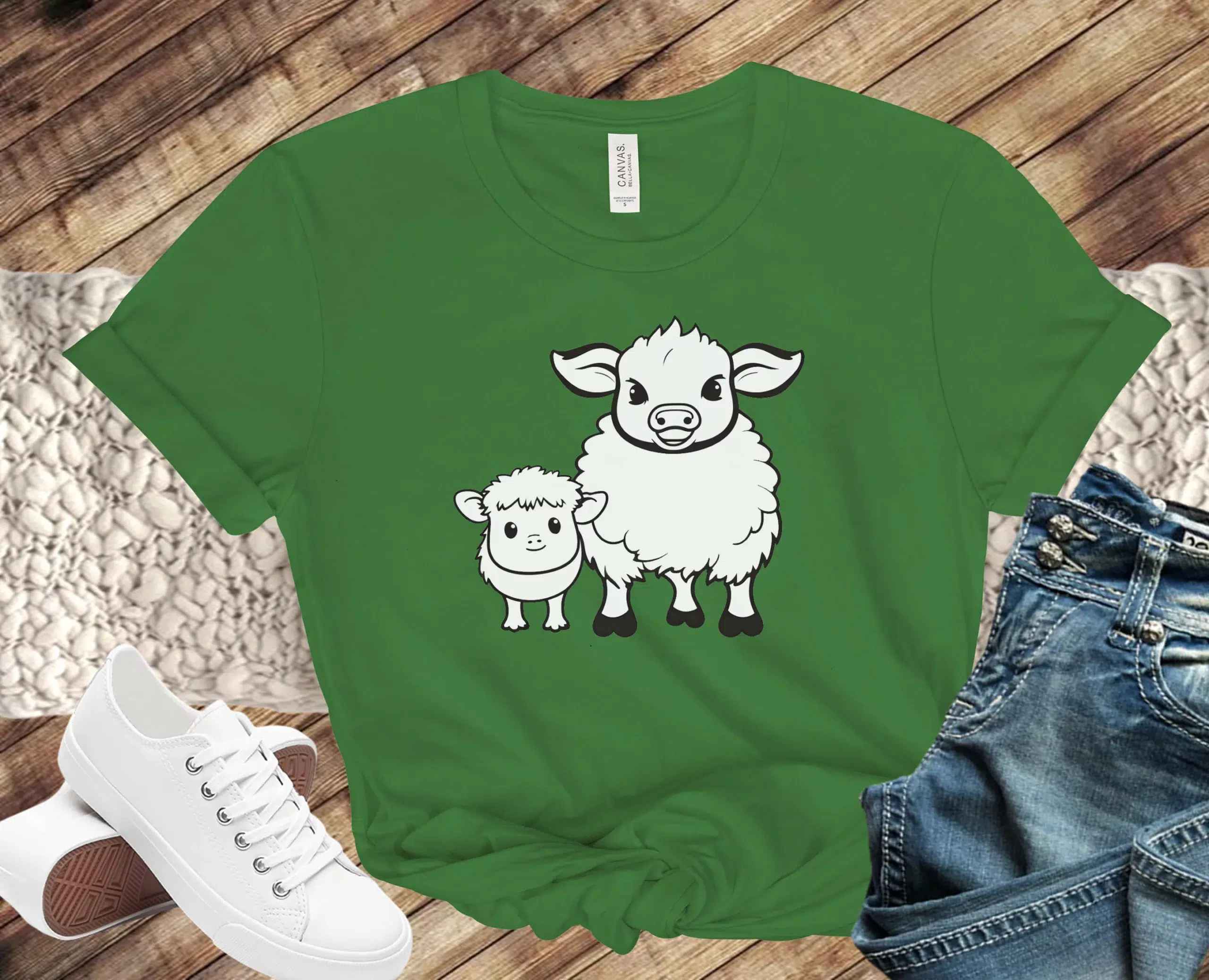 Free Me and Mom Sheep SVG