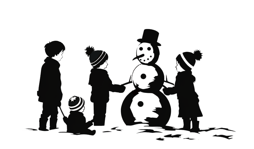 Free Building a Snowman SVG File