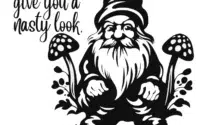 Free Nasty look Gnome SVG File