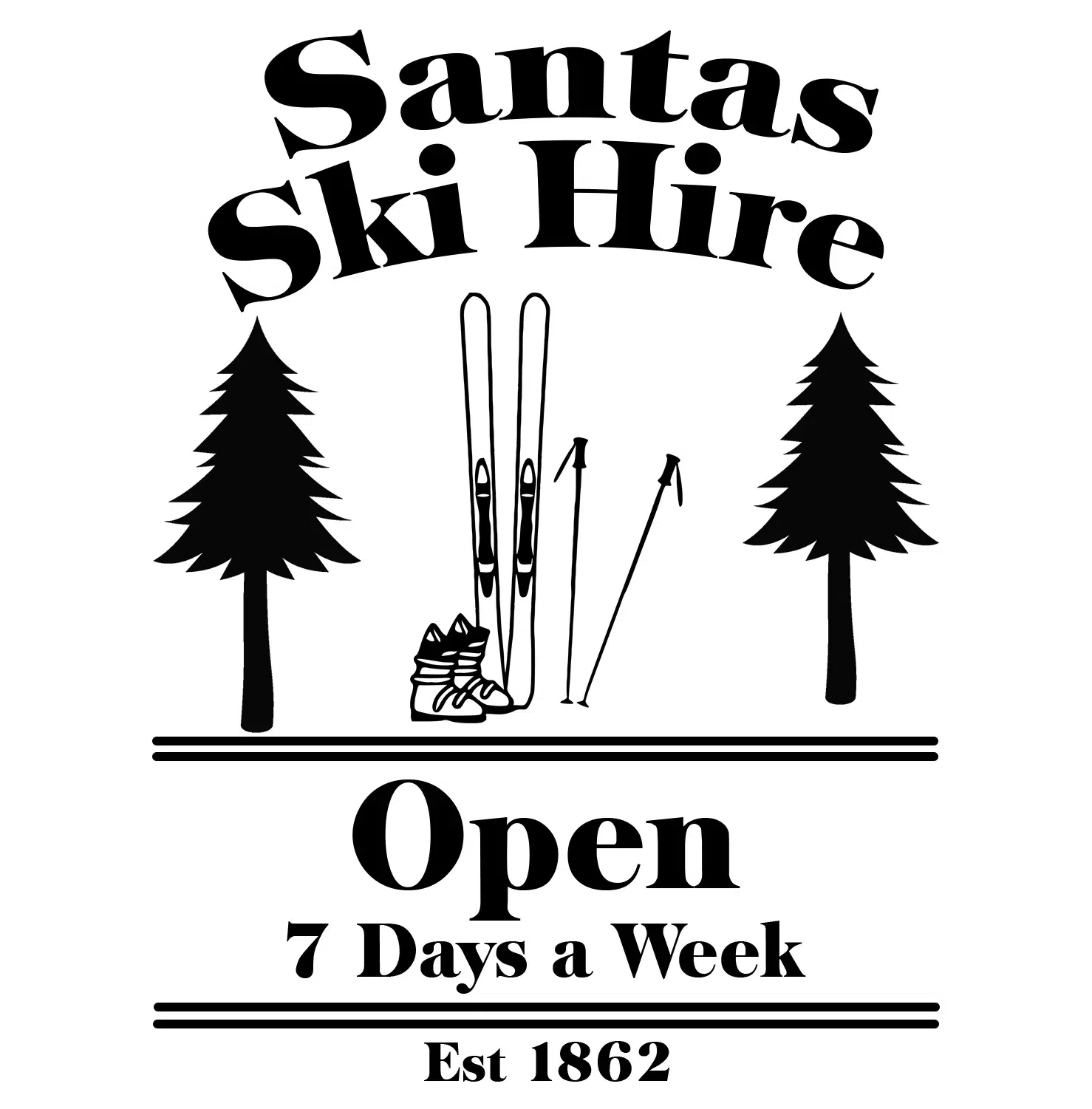 Santa Ski Shop