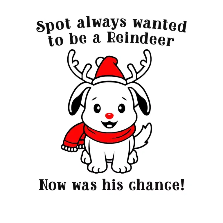 Free Spot the Reindeer SVG File