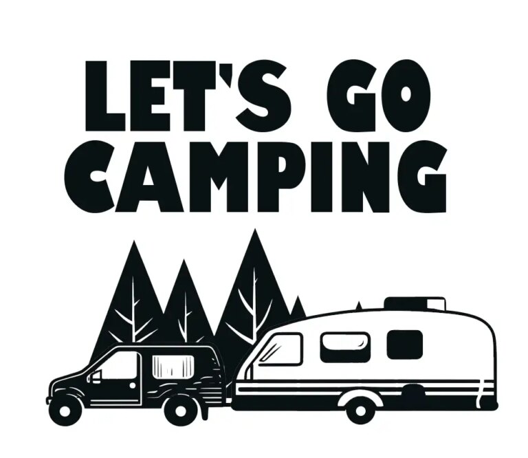 Free Let’s Go Camping SVG File