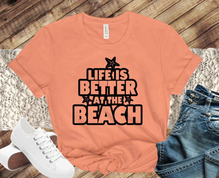 Free Life is Better at the Beach SVG File