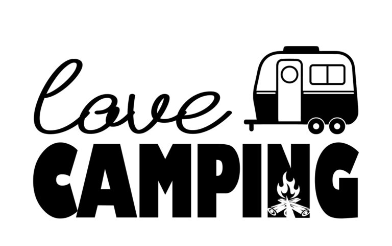 Free Love Camping SVG File
