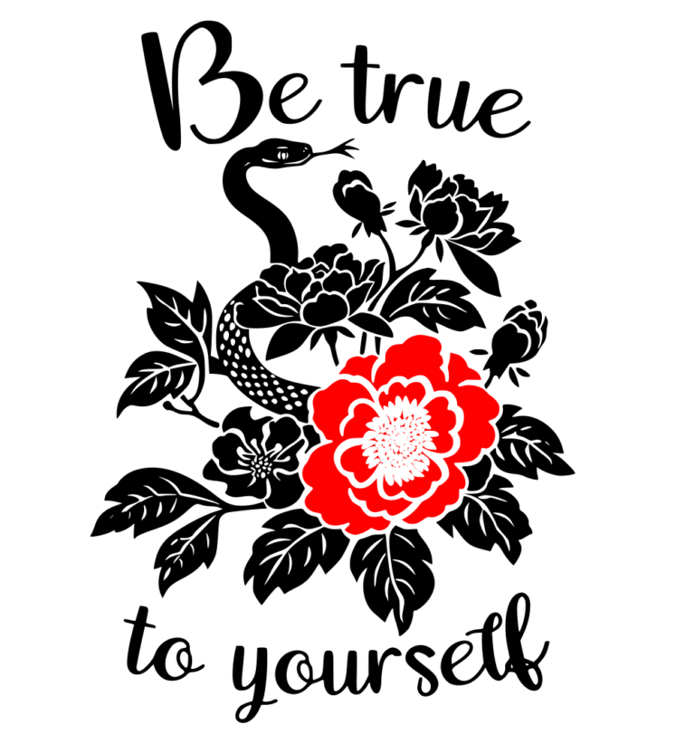 Free Be True to Yourself SVG File