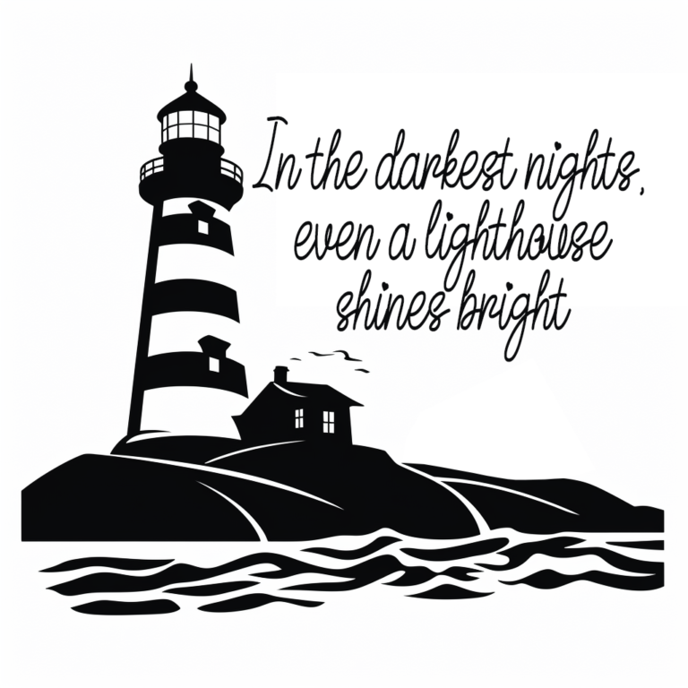 Free Lighthouse Quote SVG File