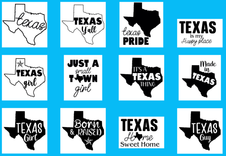 Free Texas Bundle SVG Files