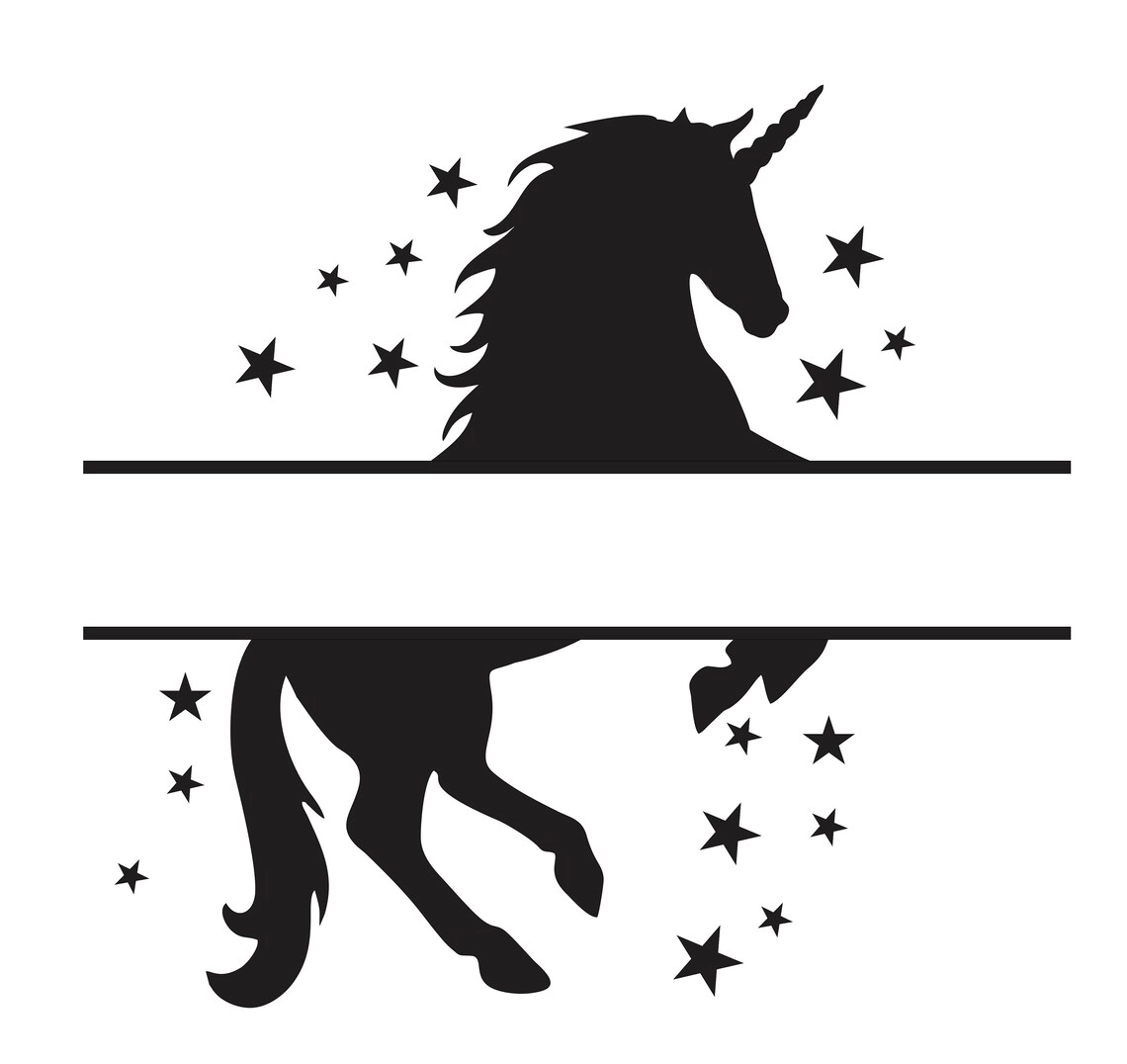 Unicorn SVG from Etsy