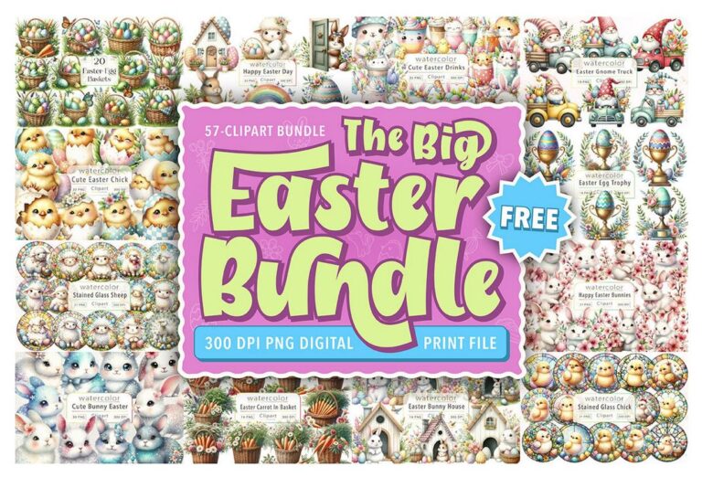 Free Creative Fabrica Easter Bundle