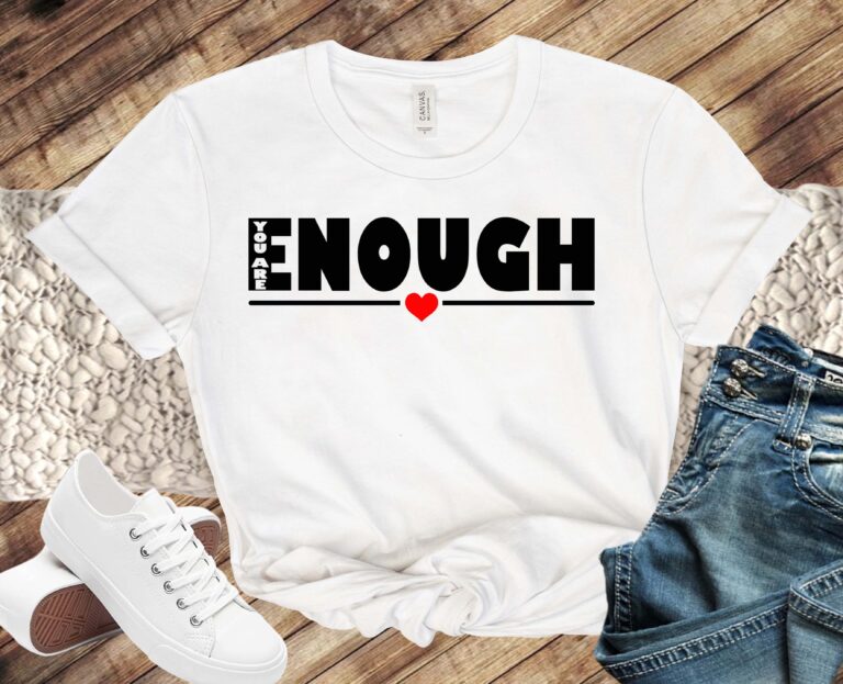 Free You are Enough SVG File