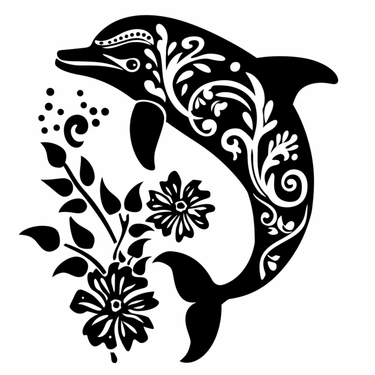 Free Dolphin SVG File