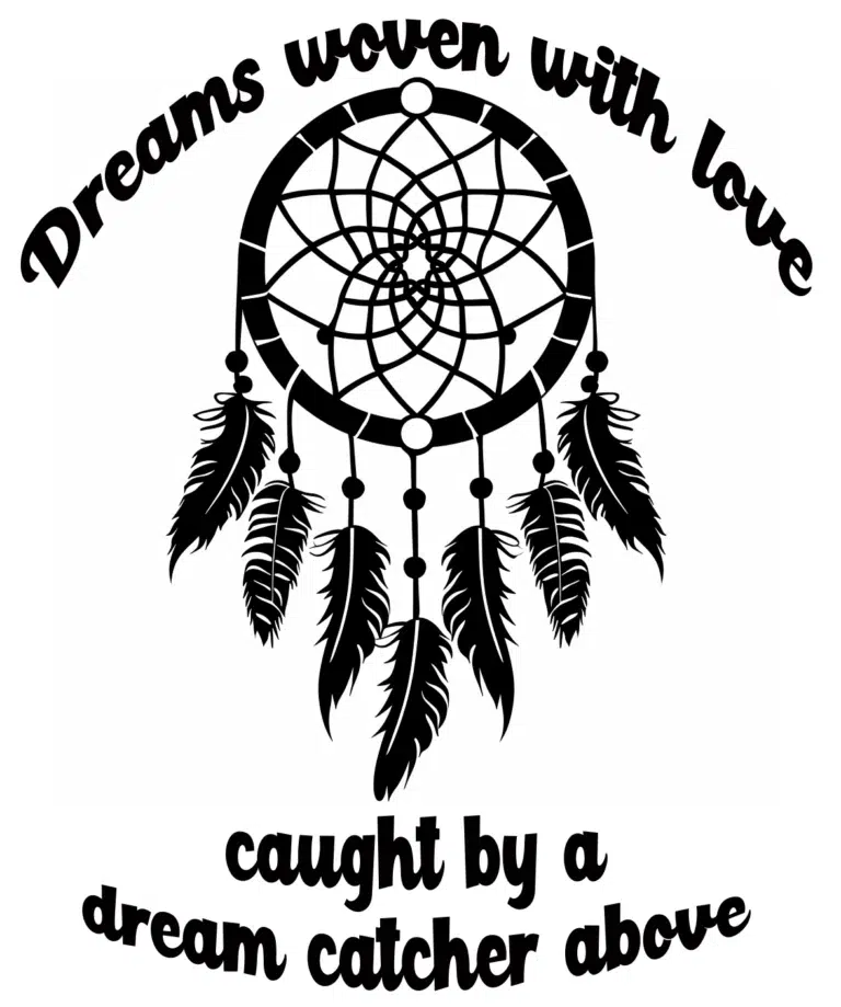 Free Dreams Woven with Love SVG