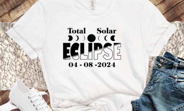 Free Total Solar Eclipse 2024 SVG File - The Crafty Crafter Club