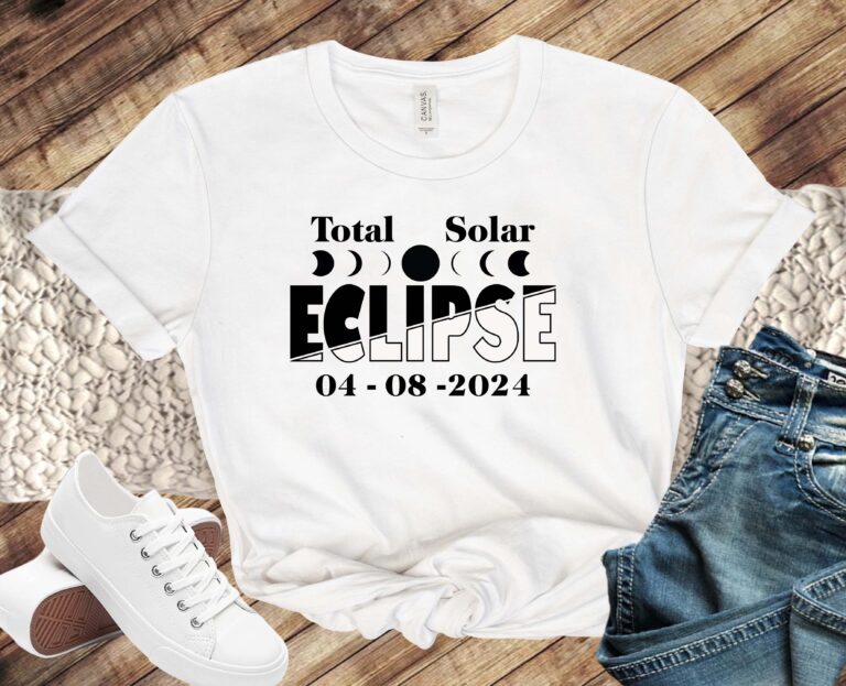 Free Total Solar Eclipse 2024 SVG File