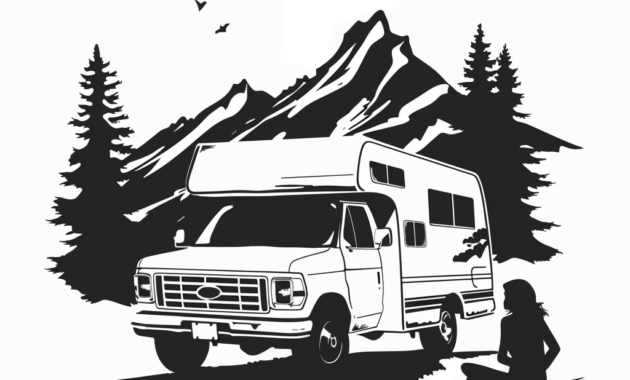 Free Camper Living the Dream SVG File