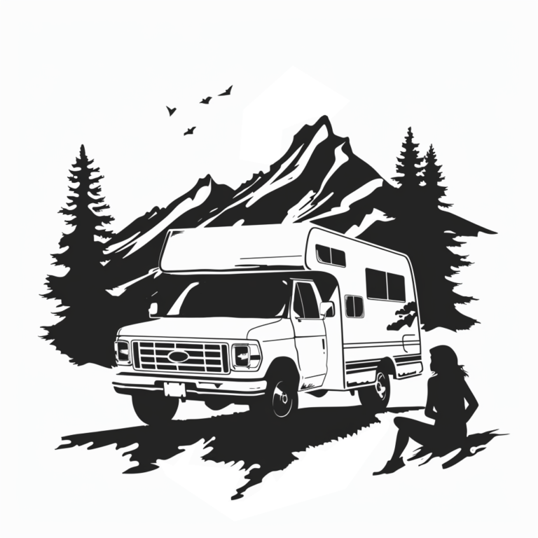Free Camper Living the Dream SVG File