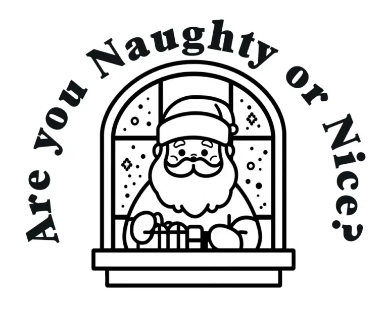 Free Are You Naughty or Nice SVG File