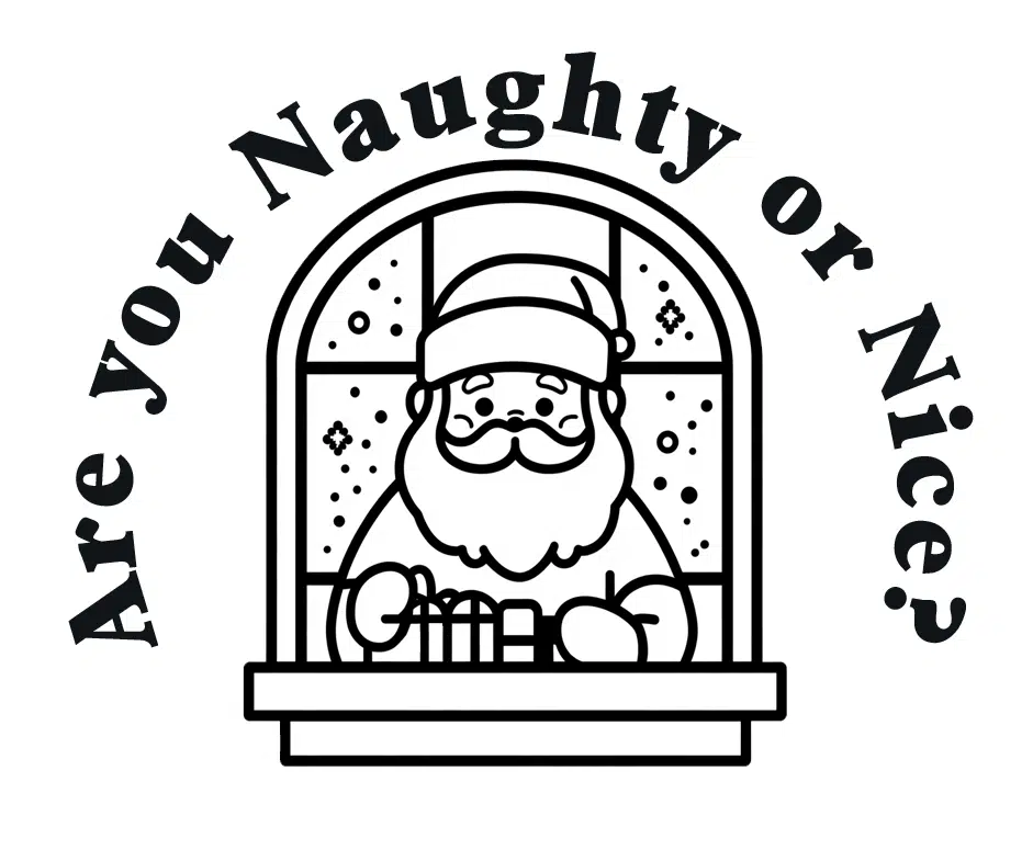 Free Are You Naughty or Nice SVG File