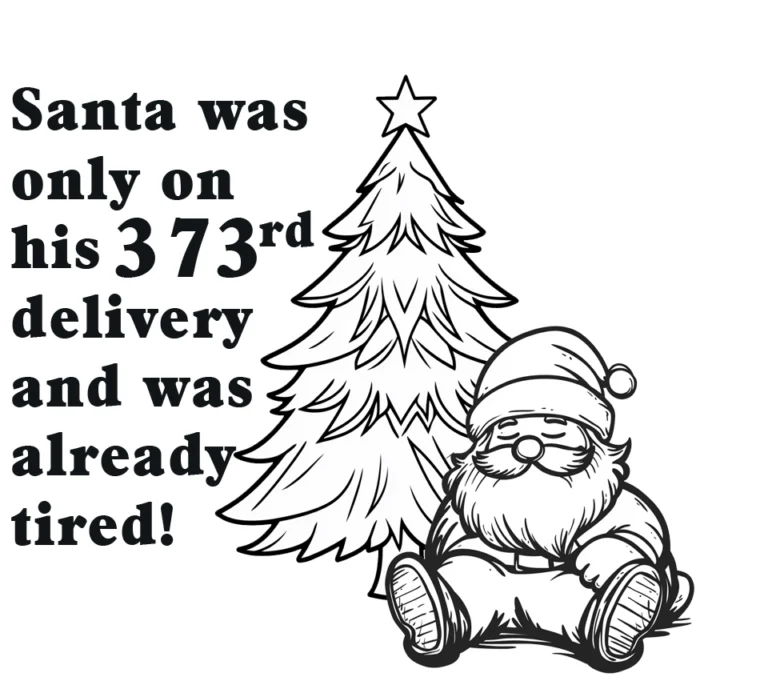 Free Santa was Tired SVG File