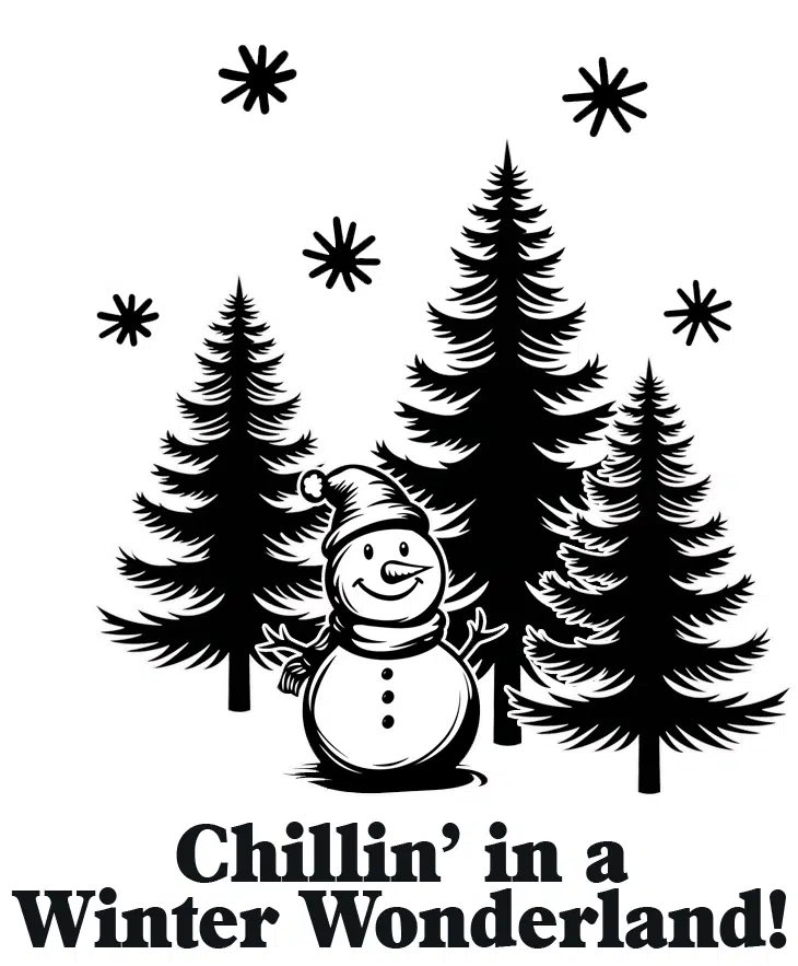 Free Chillin' in a Winter Wonderland SVG File