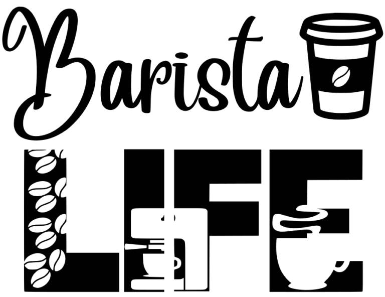 Barista Life SVG File
