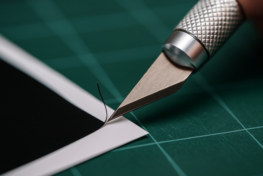 A quick trim saves your letterforms.