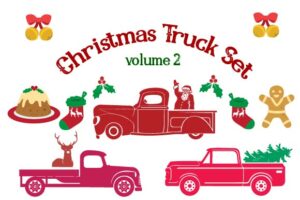 Christmas Truck Kit 2 Free SVG File Download