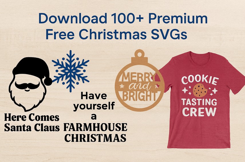 Download 100+ Premium Free Christmas SVGs