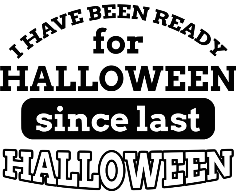 Ready for Halloween Free SVG File Download