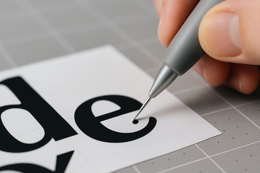 Pen grip = laser accuracy on fiddly bits.