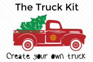 Christmas Truck Kit Free SVG File Download