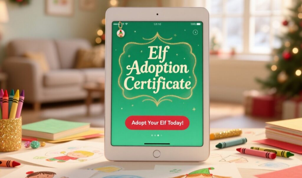 Elf Adoption Certificate
