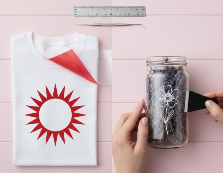 HTV vs Adhesive Vinyl