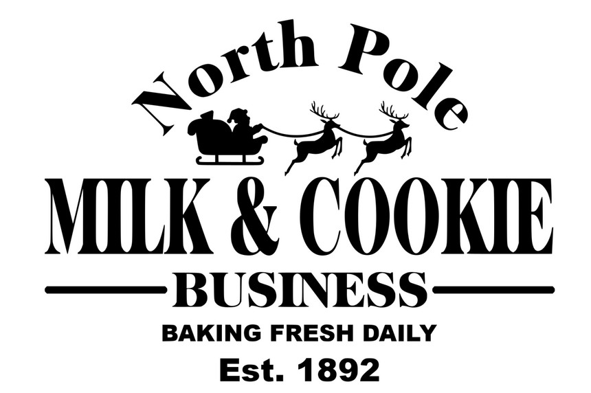 North Pole Milk and Cookie