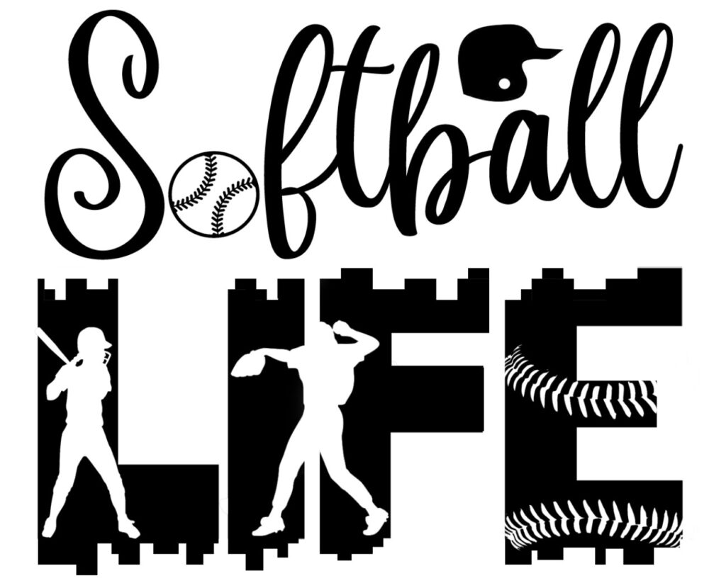 Softball SVG Files