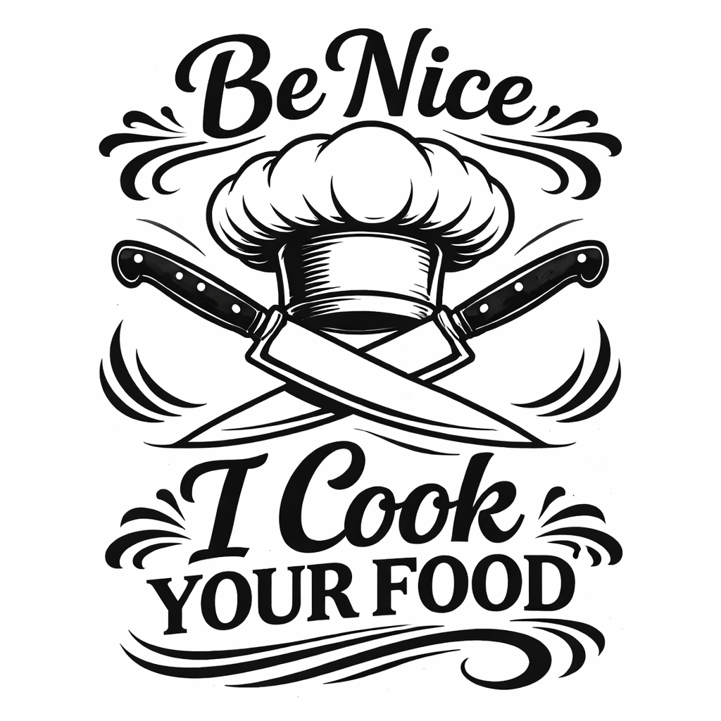 Be Nice I Cook Your Food SVG for Cricut