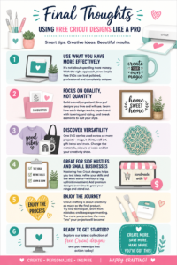 Using free Cricut designs creatively