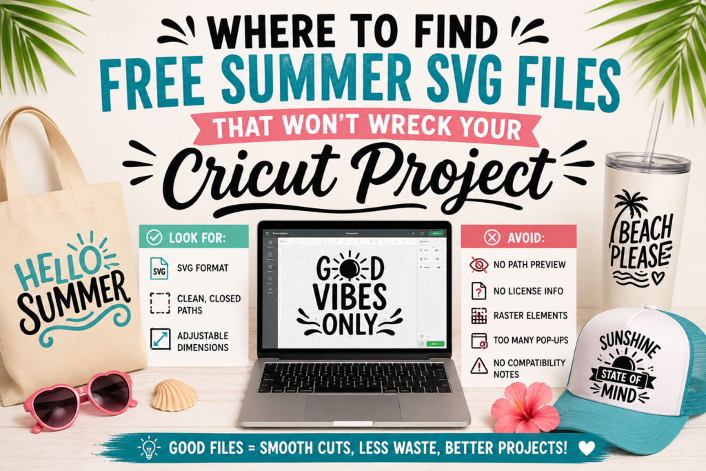 Free Summer Cricut SVG Files Image