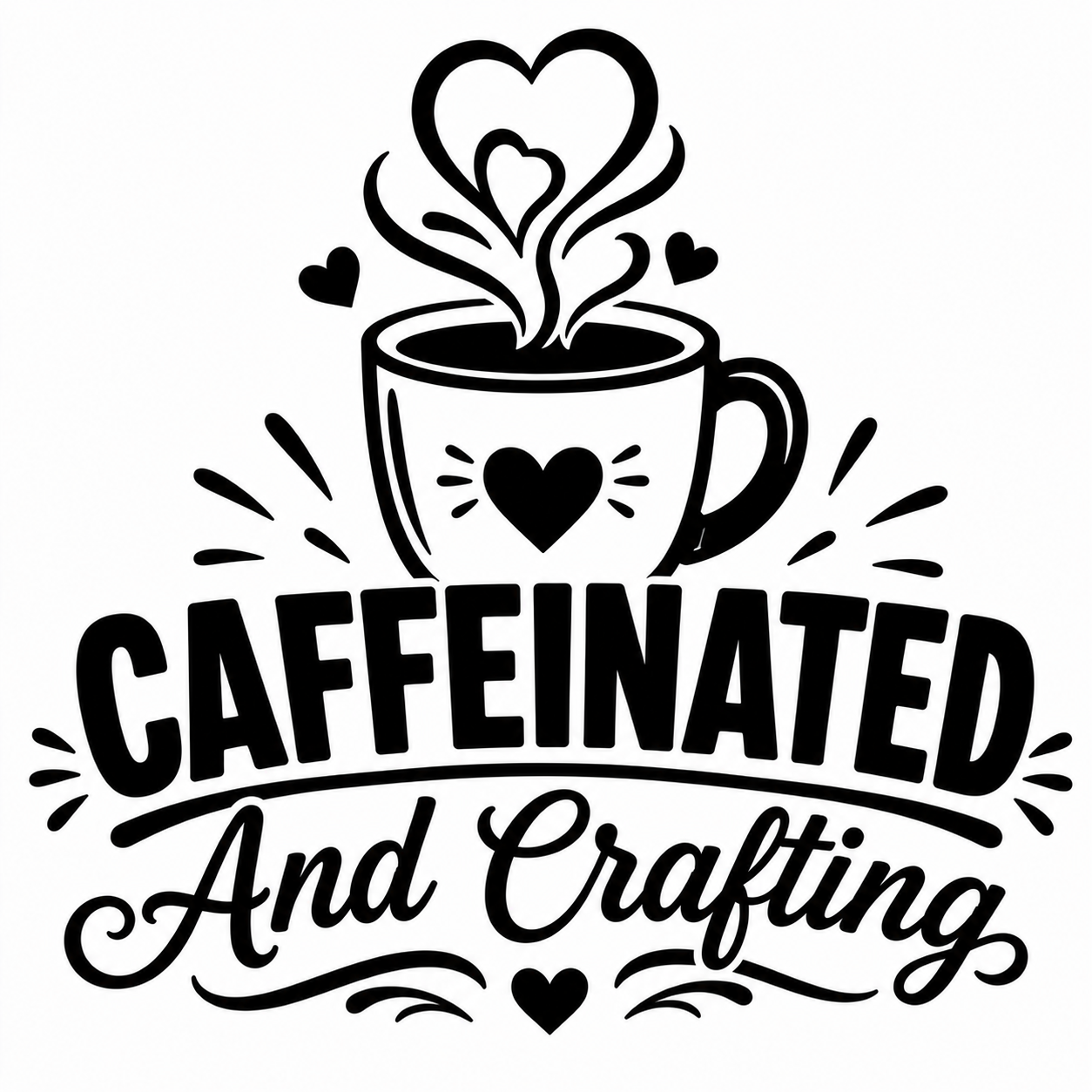 coffee and crafting