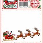 Color Santa Label for Cricut – Free Christmas Cut File